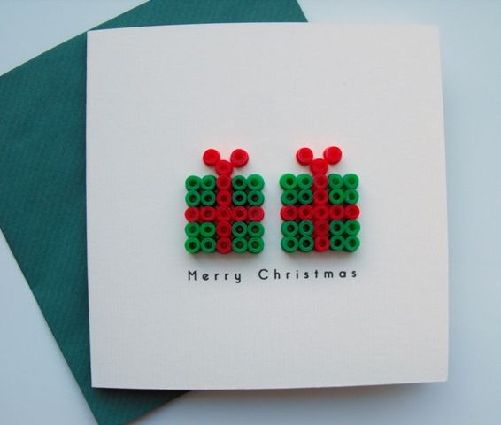 Handmade greeting card for Christmas