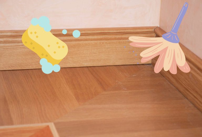 Nettoyer des plinthes en bois et des moulures murales avec des astuces simples et efficaces