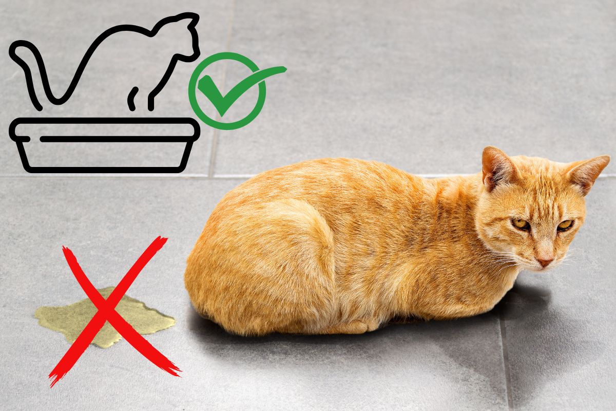 Truc pour empêcher un chat d'uriner dans la maison