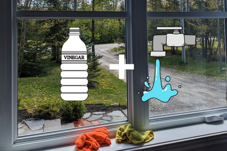 Recette d'eau et vinaigre pour laver les vitres