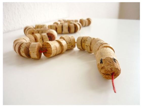 Siy serpent avec bouchon de liège