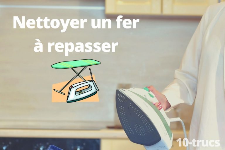 astuce pour nettoyer les trous et semelle du fer à repasser