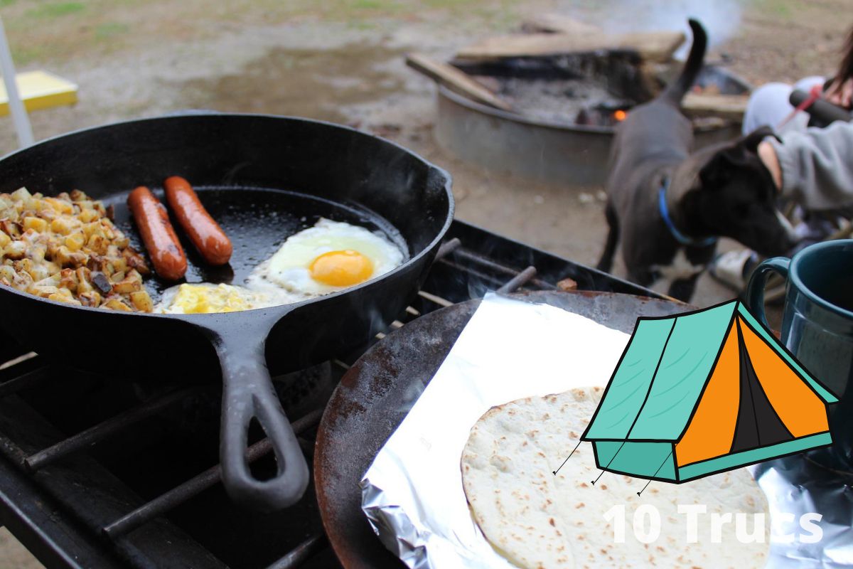 idées de petits déjeuner en camping