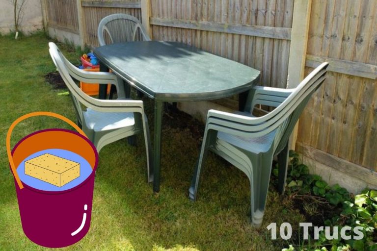 Comment nettoyer mobilier et table de jardin en plastique?