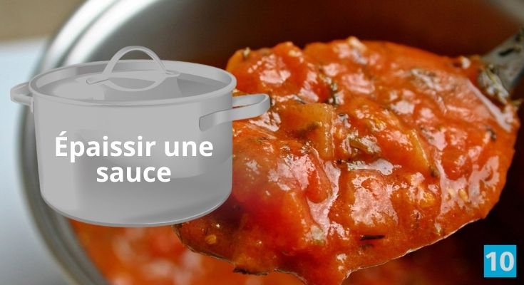 Comment épaissir une sauce tomate?