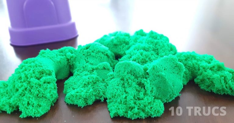 Comment faire du sable magique fait maison?