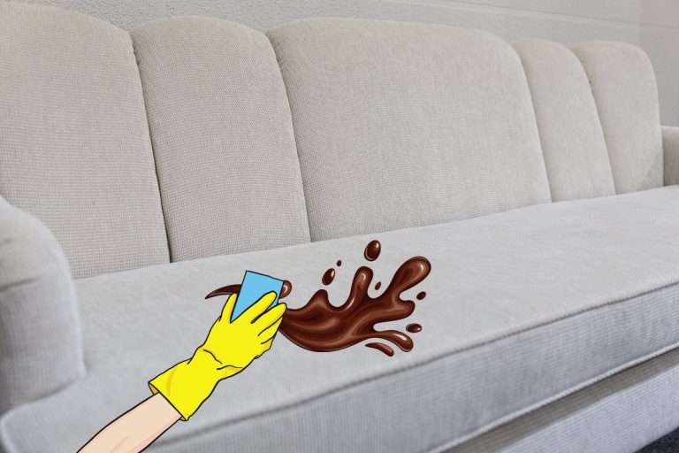 Truc pour enlever une tache de chocolat sur un canapé tissu