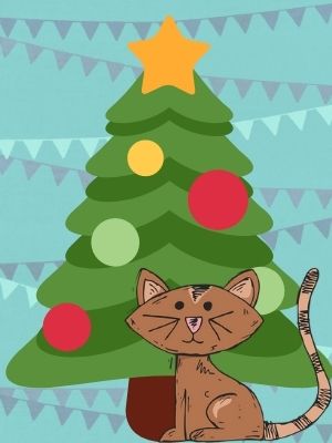 How to keep your cat away from the Christmas tree?