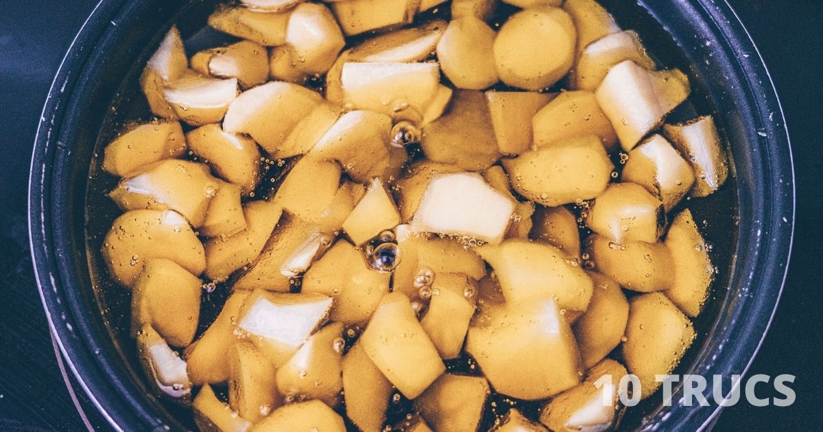 10 utilisation de l'eau de cuisson de pommes de terre