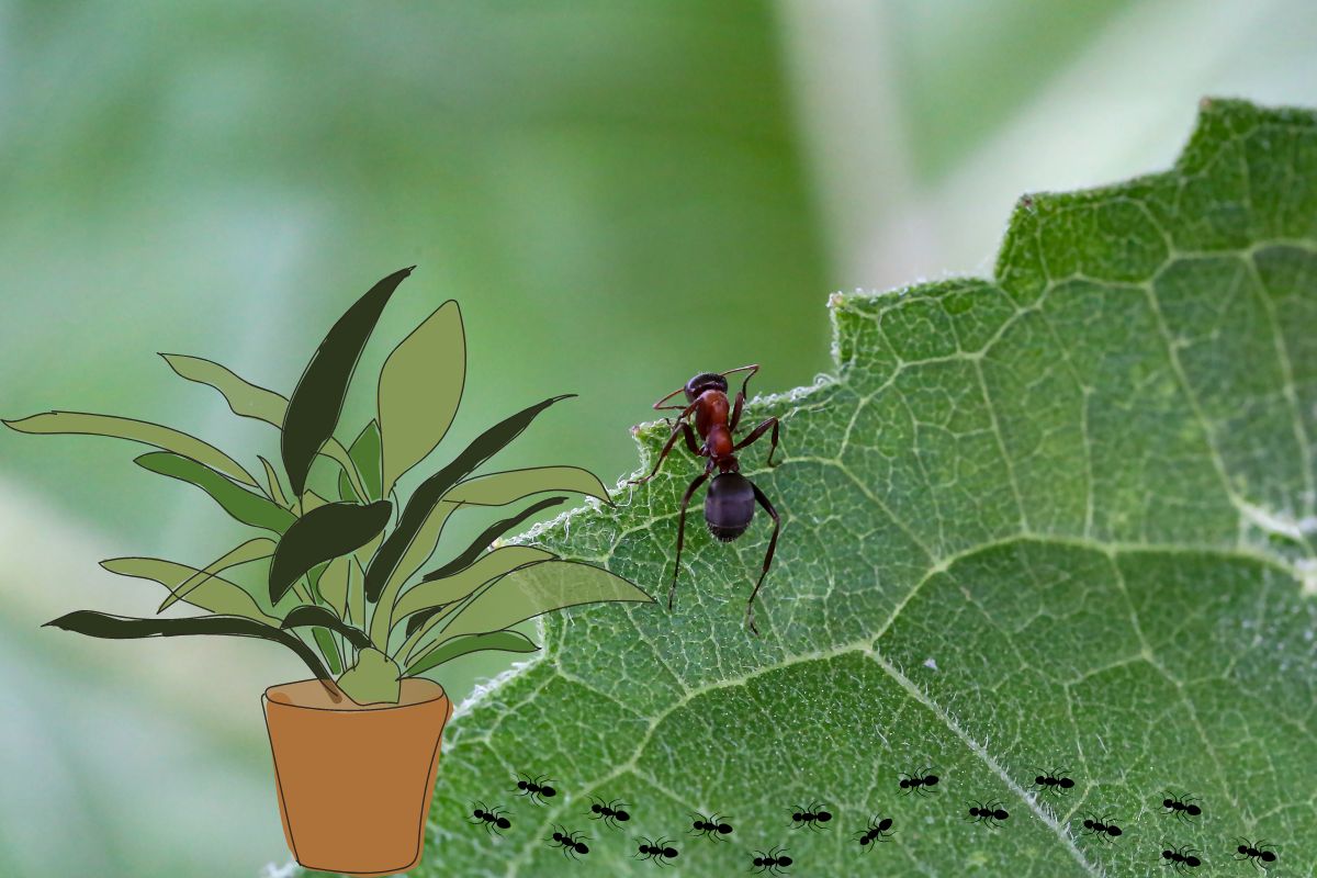 trucs et astuces pour éliminer les fourmis dans les plantes