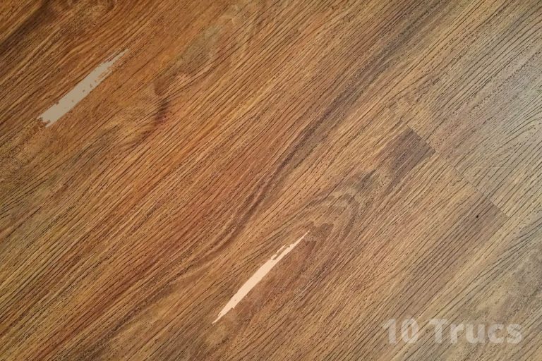 Astuce pour enlever une égratignure sur plancher flottant
