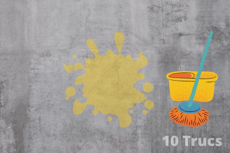 Astuces pour enlever une tache d'huile sur du béton