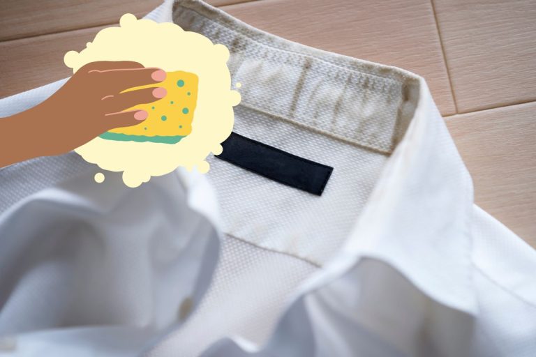 Astuce pour nettoyer un col de chemise jauni