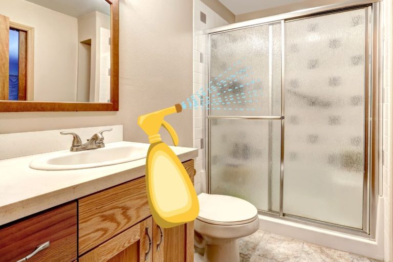 Truc pour enlever le calcaire sur la vitre de douche