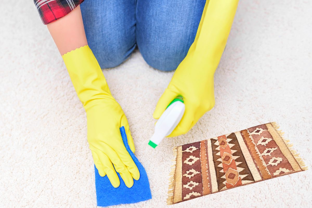 Méthode pour nettoyer un tapis en laine naturellement