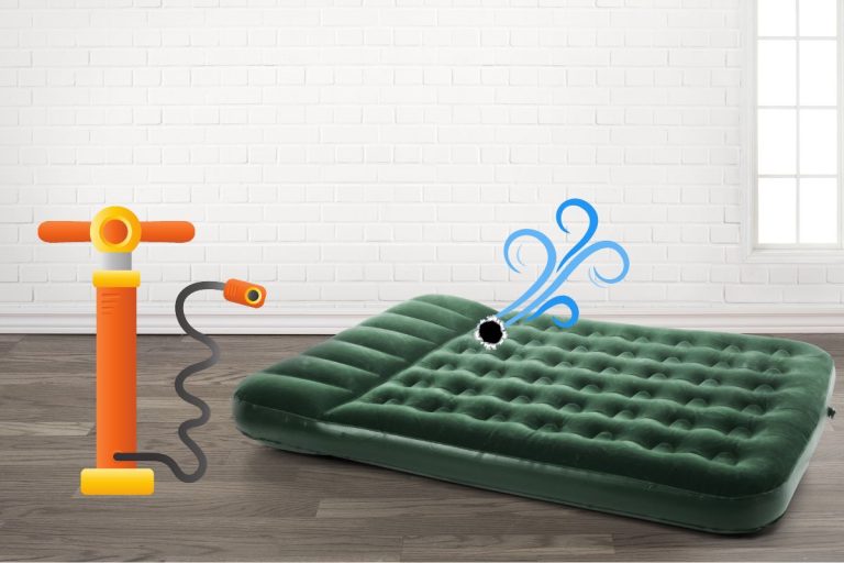 Astuce pour trouver un trou dans un matelas gonflable