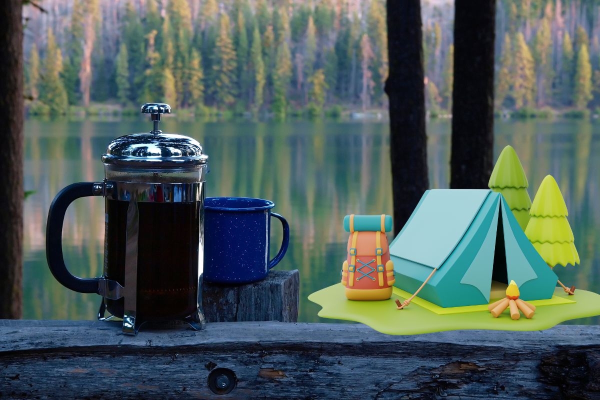 Faire du café en camping avec un bodum