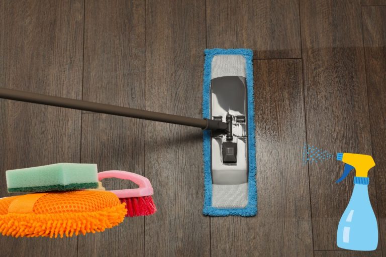 Le truc du vinaigre blanc pour laver un plancher flottant