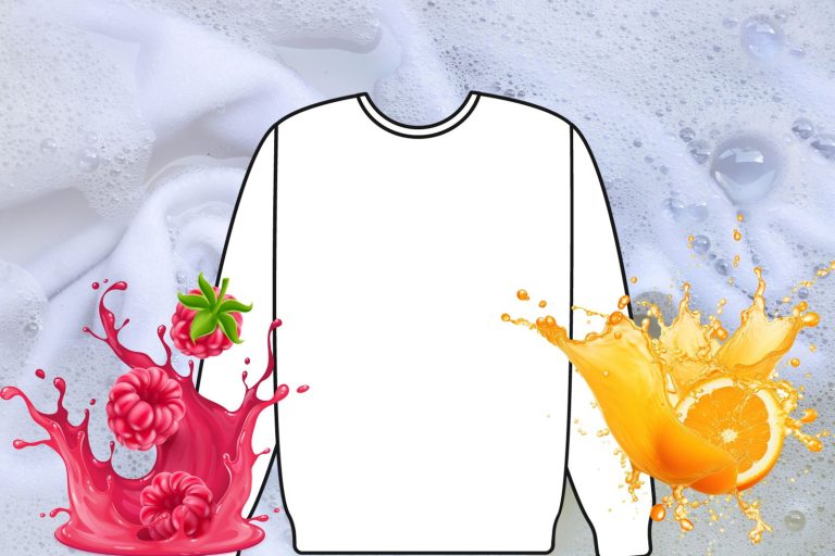 Trucs pour enlever les taches de jus de fruits sur les vêtements blancs