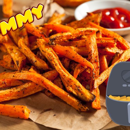 Faire des frites de patates douces au Air Fryer