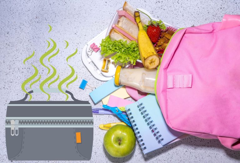 Truc pour enlever les mauvaises odeurs dans une boite à lunch